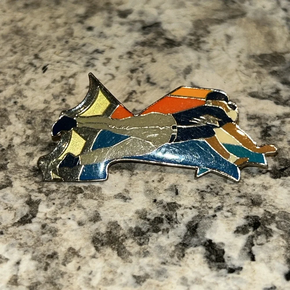Baseball Diver Slide MLB‎ Pro Specialties San Diego Lapel Hat Pin Tie Tack H1